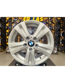 4 Adet BMW ORIJINAL 7.5*16 5*120 ET44 72.6 SILVER JANT YENİLENMİŞ (Takım)