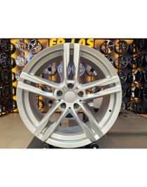 4 Adet EMR-20179 8.5-9.5*20 5*120 ET35-ET37 72.6 SILVER JANT (Takım)