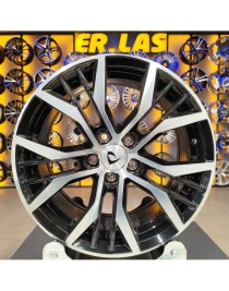 4 Adet BK-713 7*16 5*100 ET35 57,1 BLACK MACHINED JANT (Takım)