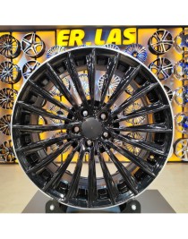 2 Adet KM-D989 8,5*19 5*112 ET38 66,6 BLACK/LD JANT (Takım)