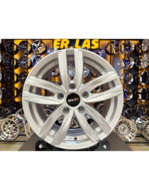 4 Adet SLK-1611 6,5*15 5*112 ET45 57,1 SILVER JANT XL (Takım)