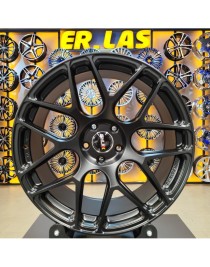 4 Adet SLK-8018 9,5*19 5*112 ET43 73,1 MAT BLACK JANT (Takım)