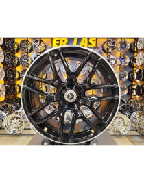 4 Adet R1-212 8.5*19 5*112 ET35 BLACK JANT REVİZE EDİLMİŞ (Takım)