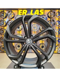 4 Adet BK-5620 8*19 5*112 ET45 57.1 MAT BLACK JANT (Takım)