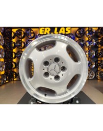 4 Adet MERCEDES ORIJINAL 6.5*15 5*112 ET37 66.6 SILVER JANT YENİLENMİŞ (Takım)