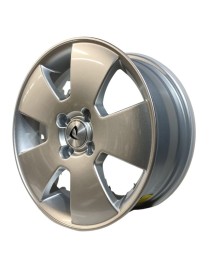 4 Adet BK-5791 6*15 4*100 ET40 56.6 SILVER JANT (Takım)