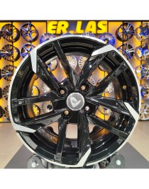 4 Adet BK-5788 6.5*15 4*108 ET25 65.1 BLACK MACK JANT (Takım)