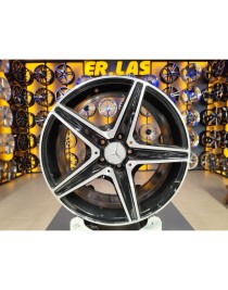 4 Adet BK-5052 8*18 5*112 ET45 BLACK MACK JANT YENİLENMİŞ (Takım)