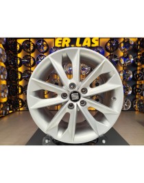 4 Adet SEAT ORIJINAL 7*16 5*100 ET43 57.1 SILVER JANT YENİLENMİŞ (Takım)