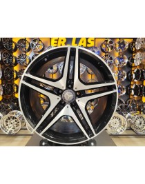 4 Adet SATO-5392 9.5*19 5*112 ET44 BLACK MACK JANT YENİLENMİŞ (Takım)