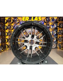 4 Adet SLK-1463 8*15 4*100 ET35 BLACK MACK JANT REVİZE EDİLMİŞ (Takım)