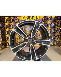 4 Adet SONİC-02S1015 BABAYAGA 8*18 5*112 ET31 BLACK MACK JANT REVİZE EDİLMİŞ (Takım)
