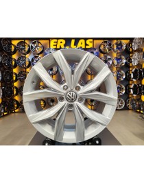 4 Adet VOLKSWAGEN ORIJINAL 7*18 5*112 ET43 57.1 SILVER JANT YENİLENMİŞ (Takım)