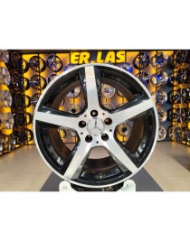 4 Adet MERCEDES ORIJINAL 8.5-9.5*18 5*112 ET48 66.6 BLACK MACK JANT YENİLENMİŞ (Takım)