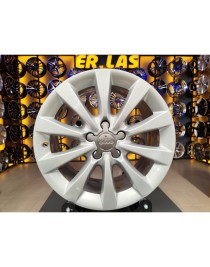 4 Adet AUDİ ORIJINAL 8*17 5*112 ET39 57.1 SILVER JANT YENİLENMİŞ (Takım)