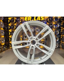 4 Adet  R1-133 9.5*19 5*120 ET37 SILVER JANT YENİLENMİŞ (Takım)