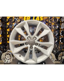 4 Adet AUDİ ORIJINAL 7.5*17 5*112 ET56 ET56 57.1 SILVER JANT YENİLENMİŞ (Takım)