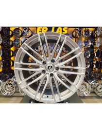2 Adet BK-5395 8.5*19 5*120 ET34 72.56 HYPER SILVER JANT (Takım)