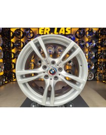 4 Adet BMW ORIJINAL 8-9*18 5*120 ET34 72.6 SILVER JANT REVİZE EDİLMİŞ (Takım)