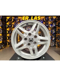 4 Adet HONDA ORIJINAL 6*15 5*114.3 ET50 64.1 SILVER JANT REVİZE EDİLMİŞ (Takım)